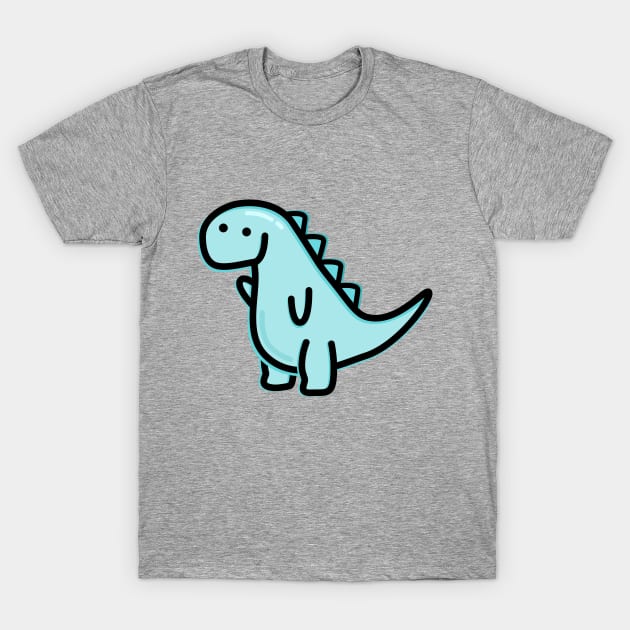 Cute Dino T-Shirt by happyfruitsart